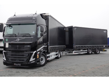 شاحنة ذات ستائر جانبية VOLVO FH 460