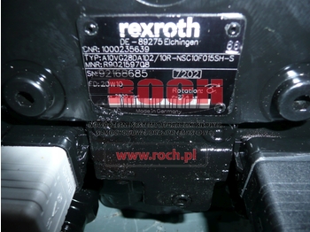 مضخة هيدروليكية - آلات الإنشاء REXROTH A10VG28DA1D2/10R-NSC10F015SH-S 1000235639: صورة 2