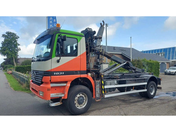 شاحنة كرين Mercedes-Benz Actros 1831 1931 4X4 Crane Container system: صورة 3