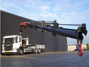 شاحنة كرين Scania P410 6x2*4 / PALFINGER 35 tm CRANE + WINCH: صورة 3