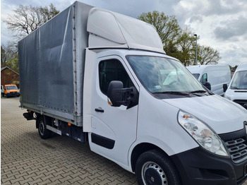 شاحنة مغلقة بستائر جانبية Renault Master 3,5t Pritsche Schiebe Plane LBW LUFTFEDER: صورة 4