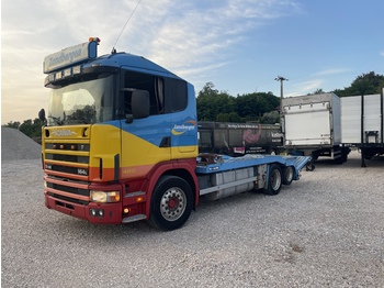 شاحنة نقل سيارات شاحنة لنقل المعدات الثقيلة SCANIA 164 480 V8 GS MEPPEL: صورة 2