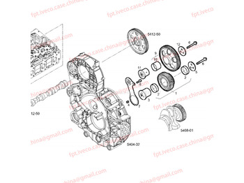 المحرك و قطع الغيار - حافلة FPT IVECO CASE Cursor9Bus F2CFE612D*J231/F2CFE612A*J098 5802748674 RETAINER  504126996: صورة 5