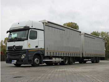 شاحنة ذات ستائر جانبية MERCEDES-BENZ Actros 2542