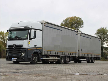 شاحنة ذات ستائر جانبية MERCEDES-BENZ Actros 2542