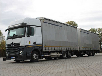 شاحنة ذات ستائر جانبية MERCEDES-BENZ Actros 2542