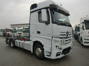 شاحنة برافعة خطافية Mercedes-Benz Actros 2553 6x2 Abroller, E6 ,Retarder, Gigaspace Meiller: صورة 3