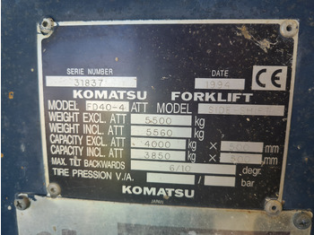 معدات المناولة KOMATSU