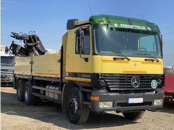 تأجير Mercedes-Benz Dropside camion Mercedes-Benz Actros MP1 V6 2635 + KRANE HIAB 17 Mercedes-Benz Dropside camion Mercedes-Benz Actros MP1 V6 2635 + KRANE HIAB 17: صورة 5