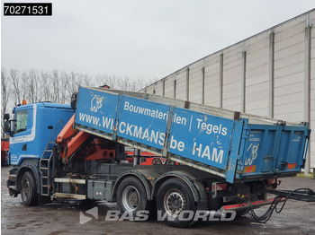 شاحنات مسطحة, شاحنة كرين Scania R440 6X2 Palfinger PK16001 Crane Kran Lift+Lenkachse Euro 5: صورة 3