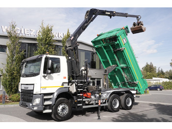 تأجير DAF CF 410 FAT 6×4 tipper / Crane Marchessi M15000Z / Bortmatic DAF CF 410 FAT 6×4 tipper / Crane Marchessi M15000Z / Bortmatic: صورة 1