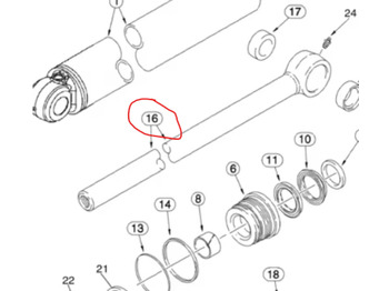 أسطوانة هيدروليكية CASE