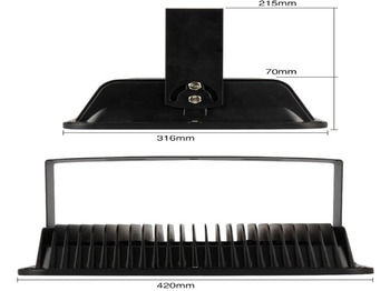 معدات الانشاءات Unused 3 x LED Floodlight 200W - 6500K cold white -waterproof (IP65) -lumen: 20,000 -dimensions: 42cm x 31.6cm x 7cm -LEDCOB -voltage: 85-265V (50/60Hz) -LED Driver included -lifetime: 30,000 hours -b: صورة 3