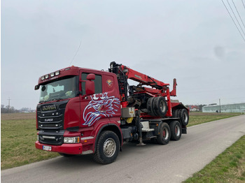 شاحنة قطع الأشجار SCANIA R 620