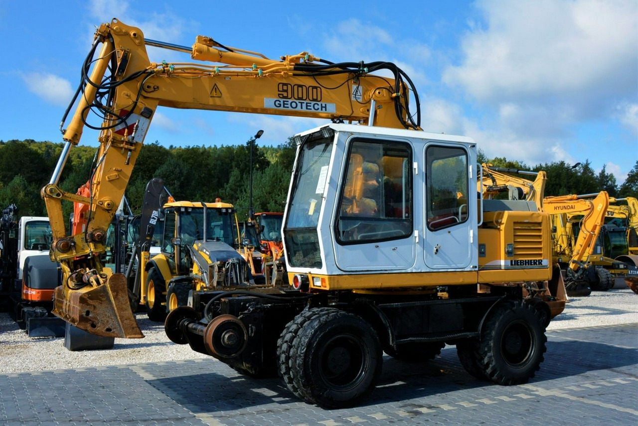 حفار ذو عجلات Liebherr A 900 ZW Litronic Koparka + Kolej: صورة 6