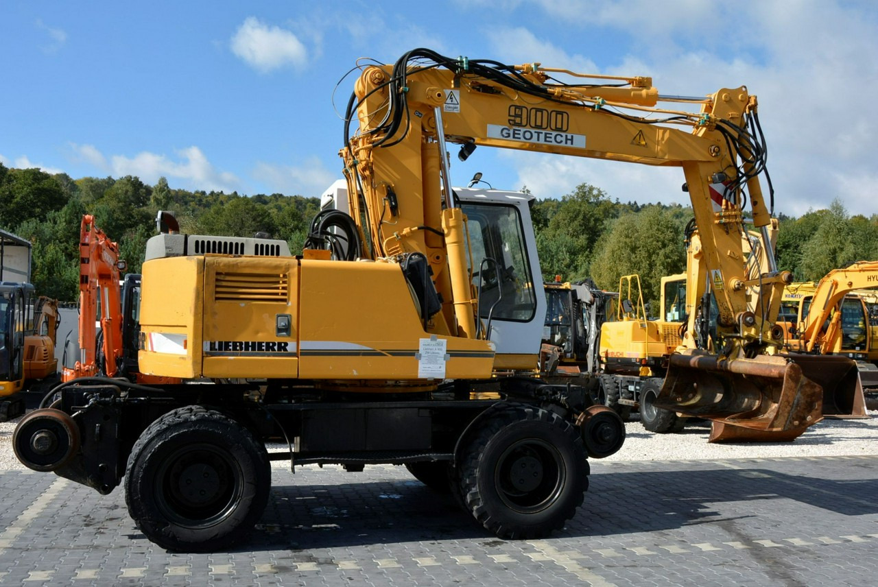 حفار ذو عجلات Liebherr A 900 ZW Litronic Koparka + Kolej: صورة 13