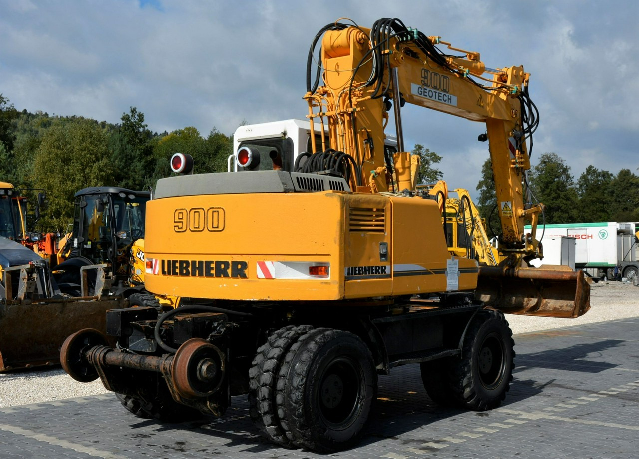 حفار ذو عجلات Liebherr A 900 ZW Litronic Koparka + Kolej: صورة 12