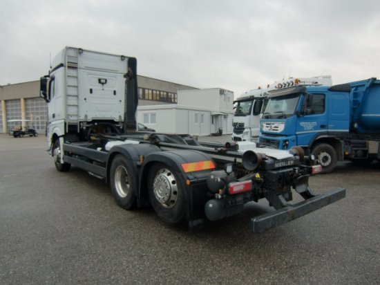 شاحنة برافعة خطافية Mercedes-Benz Actros 2553 6x2 Abroller, E6 ,Retarder, Gigaspace Meiller: صورة 6