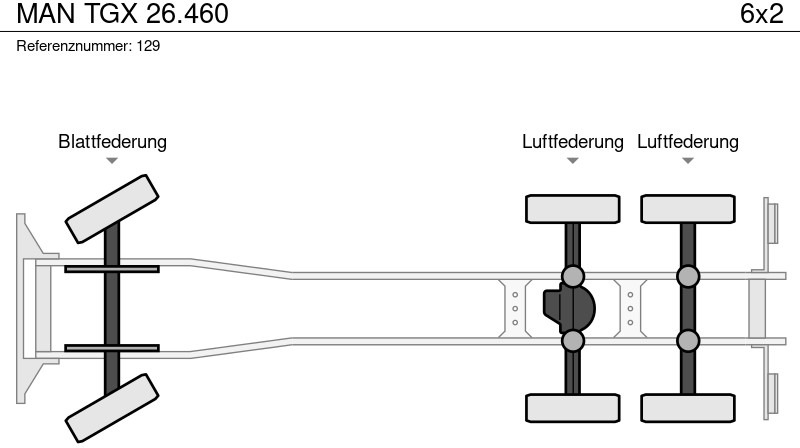شاحنة برافعة خطافية MAN TGX 26.460: صورة 14