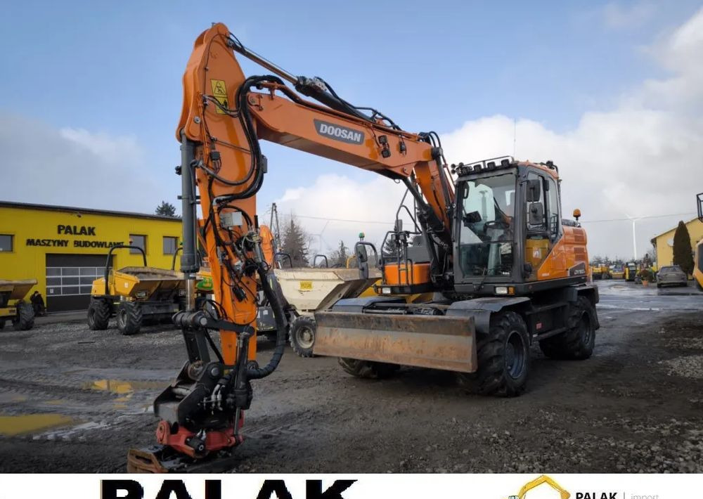 تأجير  Doosan Koparka kołowa  DOOSAN DX160 W-5  +ROTATOR + GPS  , 2018 rok Doosan Koparka kołowa  DOOSAN DX160 W-5  +ROTATOR + GPS  , 2018 rok: صورة 10