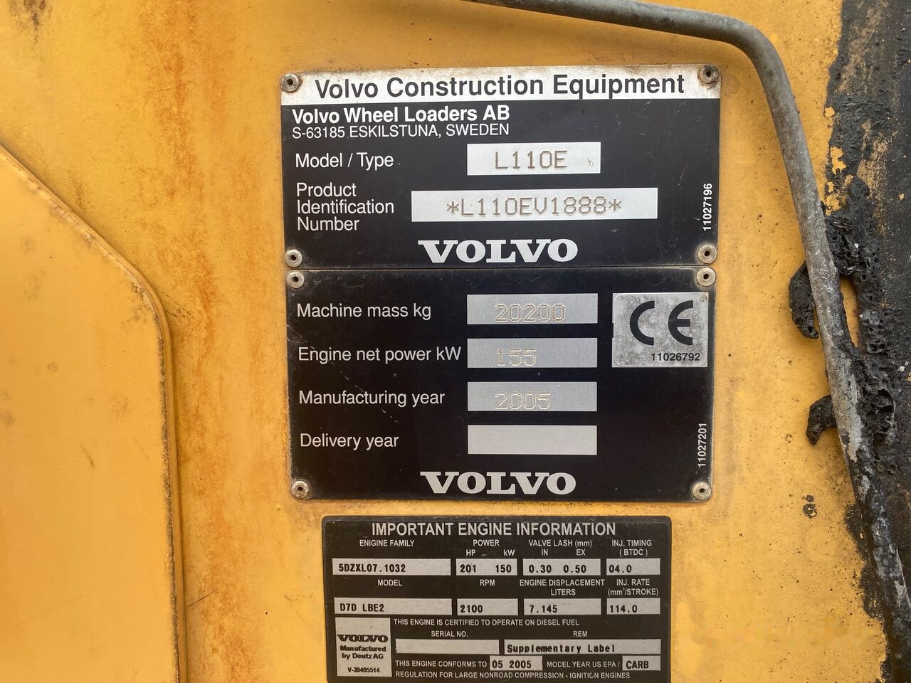 اللودر بعجل Volvo L110E PIESE DIN DEZMEMBRARI: صورة 13