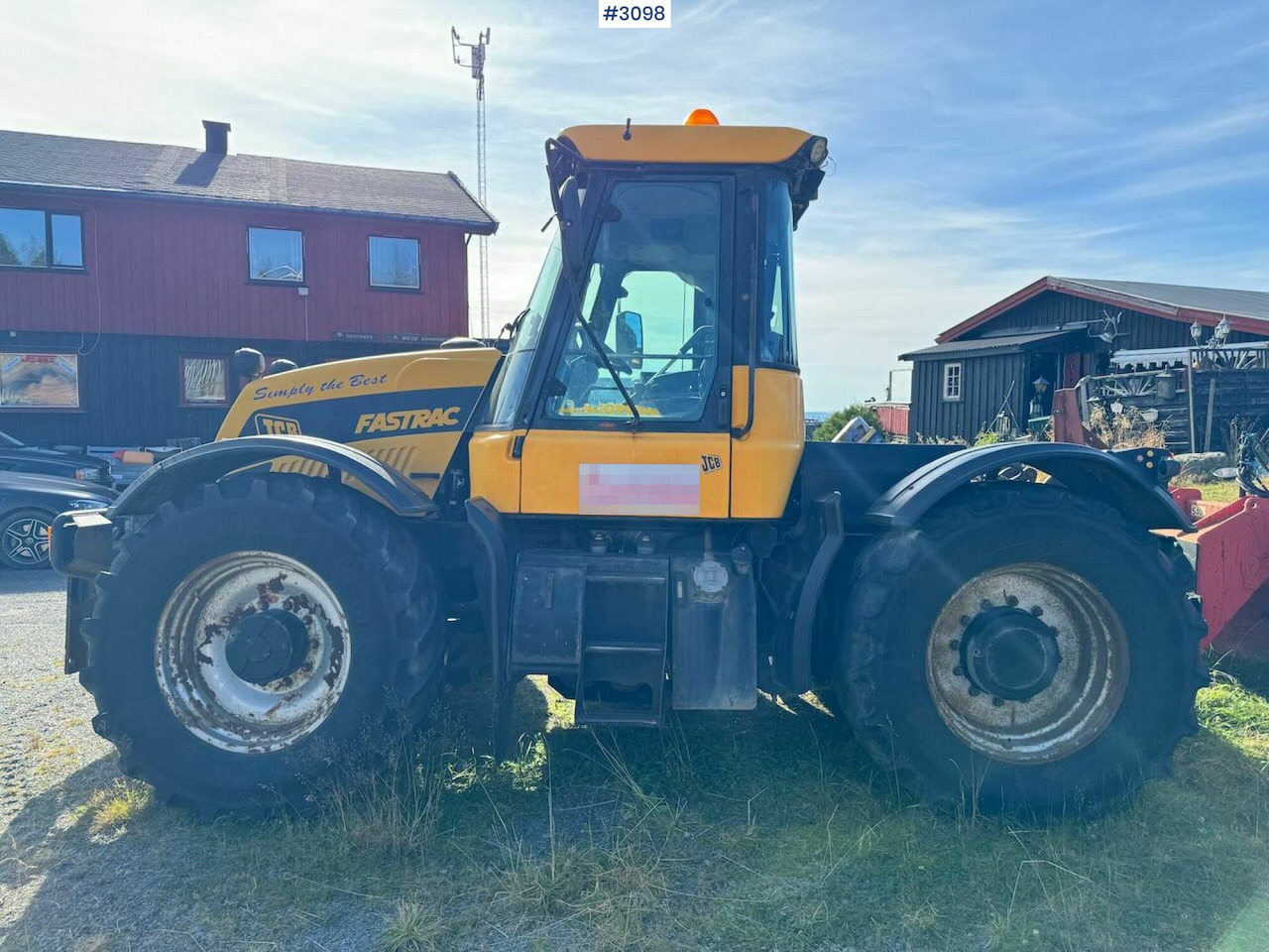 جرار 2001 JCB Fastrac 3185 4x4. The plow rigged and two sets of tires.: صورة 7