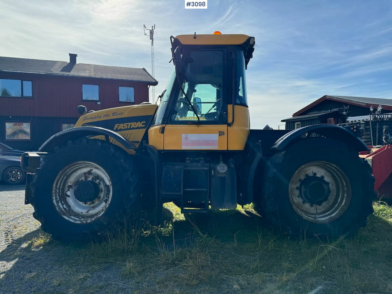 جرار 2001 JCB Fastrac 3185 4x4. The plow rigged and two sets of tires.: صورة 9