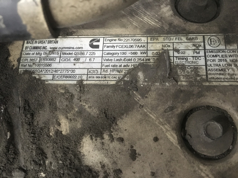 آلات الإنشاء Cummins QSB6.7 CPL3857 FOR PARTS: صورة 6 آلات الإنشاء Cummins QSB6.7 CPL3857 FOR PARTS: صورة 6