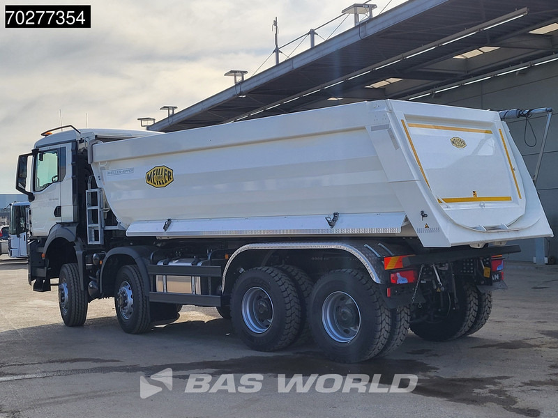 شاحنة قلاب للبيع  MAN TGS 41.480 8X6 20m3 Meiller Big-Axle Automatic Steelsuspension Euro 6: صورة 15