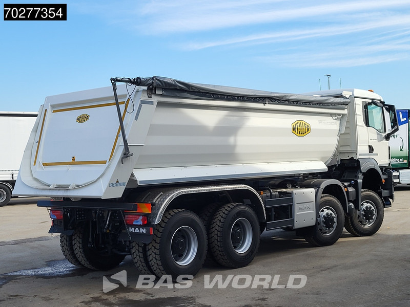 شاحنة قلاب للبيع  MAN TGS 41.480 8X6 20m3 Meiller Big-Axle Automatic Steelsuspension Euro 6: صورة 17