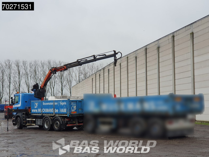 شاحنات مسطحة, شاحنة كرين Scania R440 6X2 Palfinger PK16001 Crane Kran Lift+Lenkachse Euro 5: صورة 7