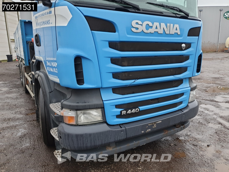 شاحنات مسطحة, شاحنة كرين Scania R440 6X2 Palfinger PK16001 Crane Kran Lift+Lenkachse Euro 5: صورة 15