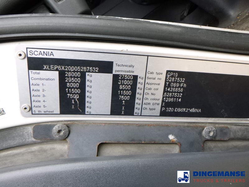 شاحنة صهريج Scania P320 6X2 RHD Argon gas tank 16 m3: صورة 14