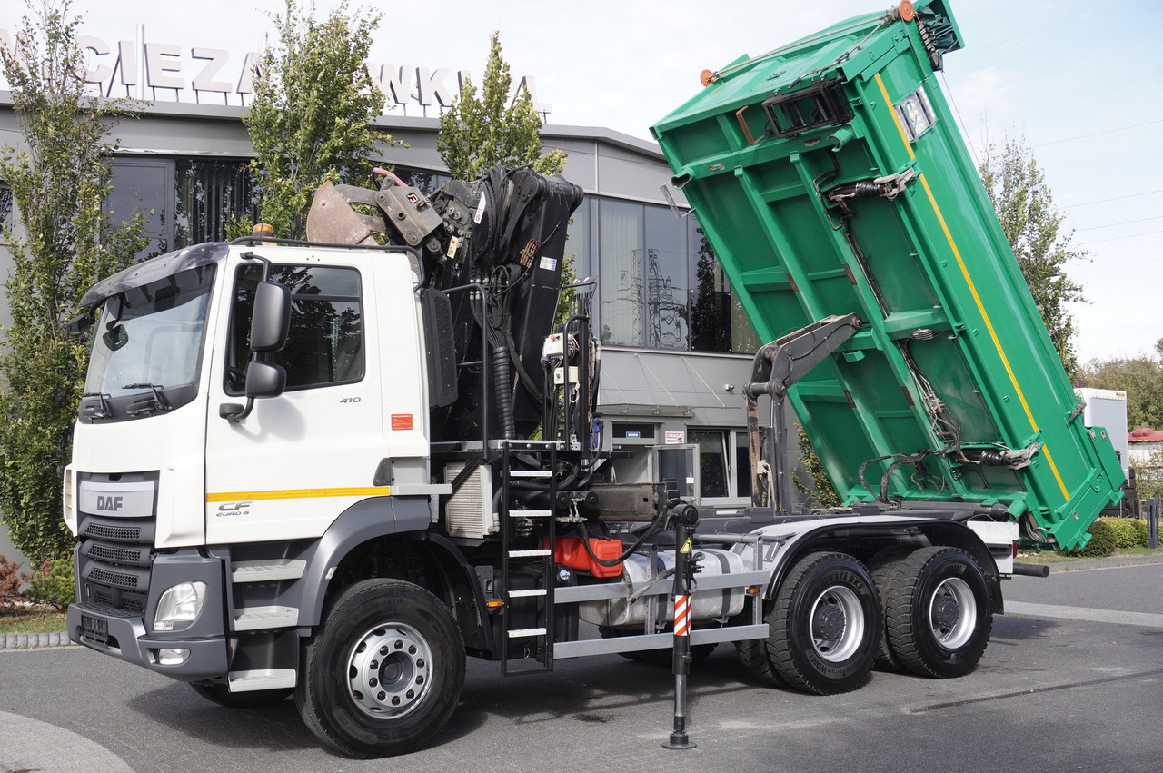 تأجير DAF CF 410 FAT 6×4 tipper / Crane Marchessi M15000Z / Bortmatic DAF CF 410 FAT 6×4 tipper / Crane Marchessi M15000Z / Bortmatic: صورة 8