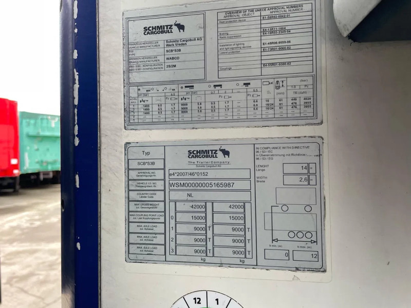 نصف مقطورة ثابتة الحرارة Schmitz Cargobull SKO 24 Thermo King SLX 400 Spectrum Multi temp Dhollandia LBW 2T 270H 250B Blumen: صورة 10