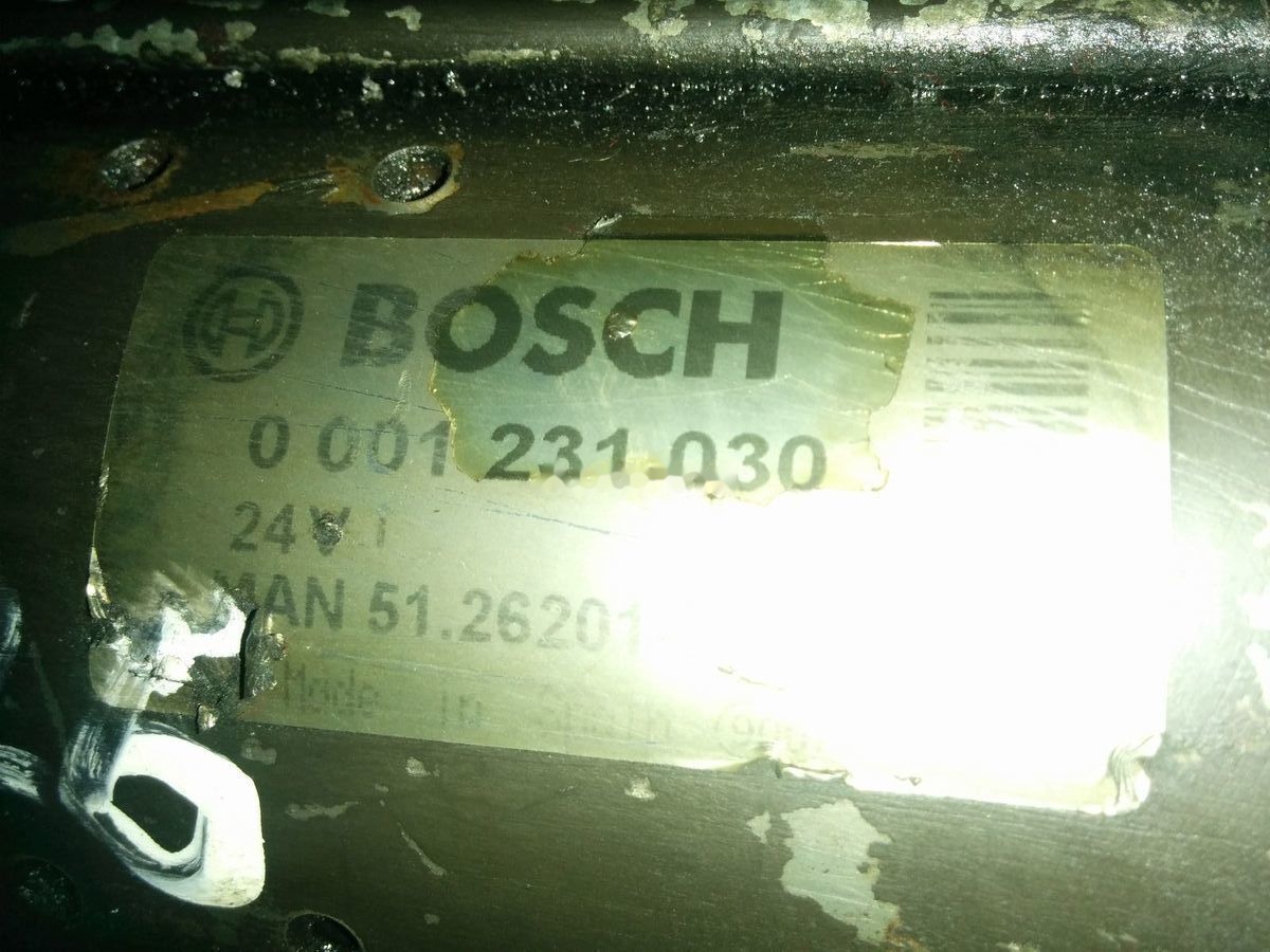 تأجير  Bosch 0001231-030 / 51.262017213   MAN 0826 Bosch 0001231-030 / 51.262017213   MAN 0826: صورة 7